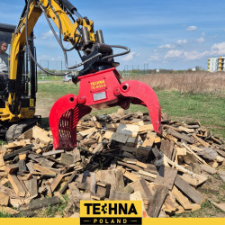 Chwytak wyburzeniowy TE-SG6-9 do koparki 6 - 9 ton