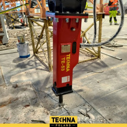 Młot hydrauliczny do minikoparki 2,5 t - 4,5 t TE-53 Młot hydrauliczny do minikoparki 2,5 t - 4,5 t TE-53