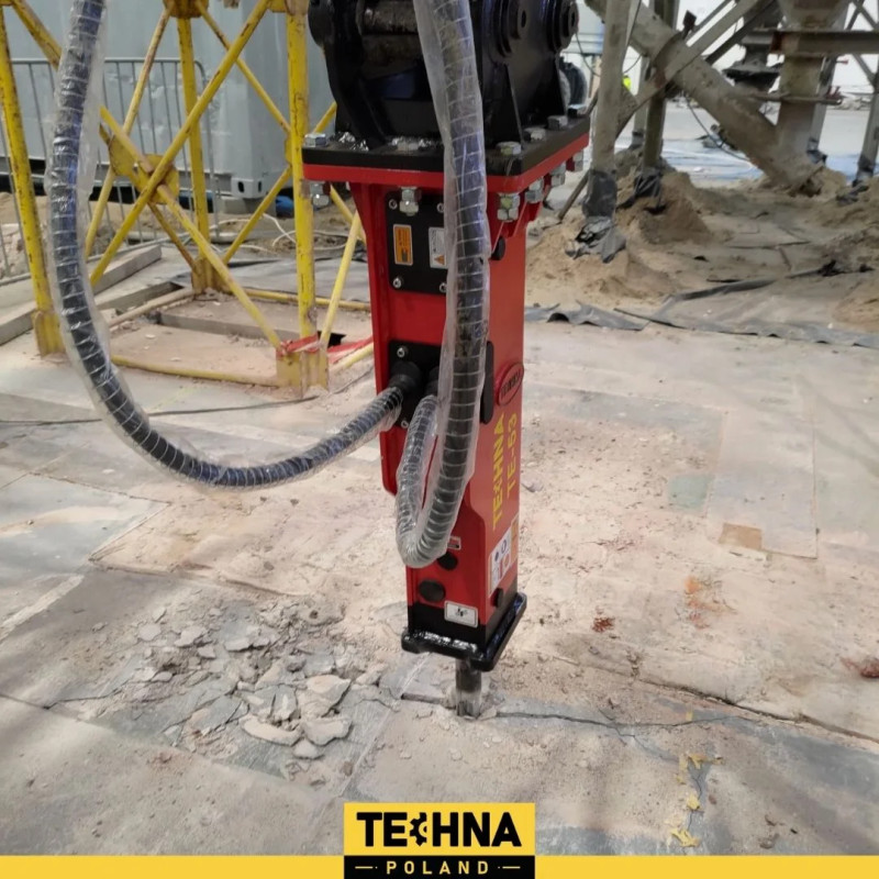 Martelo demolidor hidráulico para retroescavadora TE-75 Martelo demolidor hidráulico para retroescavadora TE-75