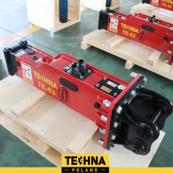 Martillo demoledor hidráulico para minicargadora 2,5 t -4,5 t TE-53 Martillo demoledor hidráulico para minicargadora 2,5 t -4,5 t TE-53