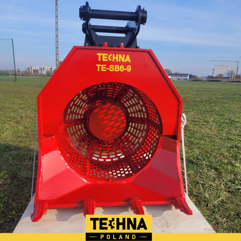 Godet cribleur pour tractopelle 5-9 tonnes Godet cribleur pour tractopelle 5-9 tonnes