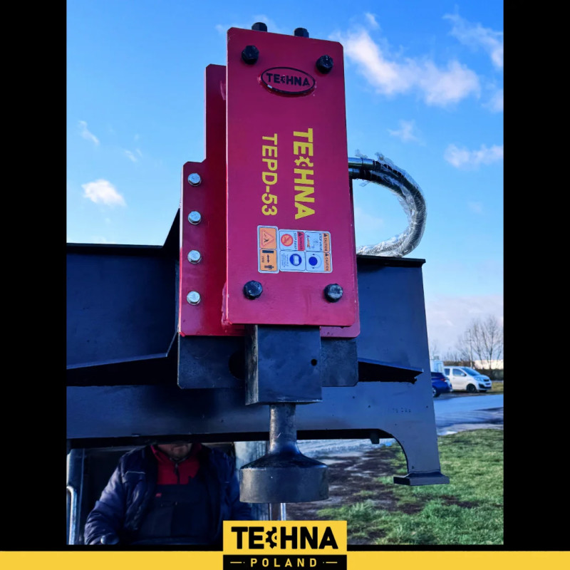 Hydraulic pile drivers for Bobcat Hydraulic pile drivers for Bobcat