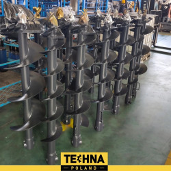 Vrtacia šnekovica pre hydraulický zemný vrták 12" 30 cm Vrtacia šnekovica pre hydraulický zemný vrták 12" 30 cm