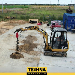 Trado hidráulico (broca de terra) para mini-carregador 1.0 t - 3.0 t Trado hidráulico (broca de terra) para mini-carregador 1.0 t - 3.0 t