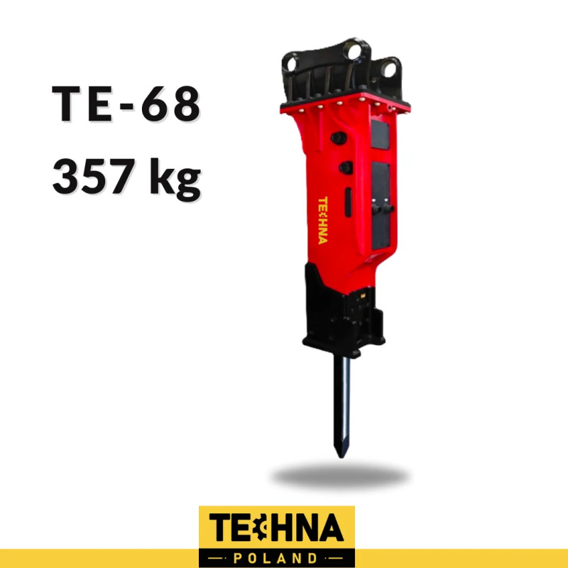 Pelle de démolition avec marteau de démolition pour tractopelle TE-68