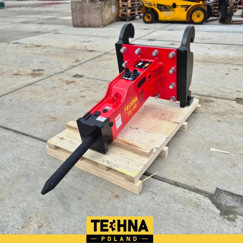 Mini ekskavatör 3.0 t - 5.5 t TE-60 için hidrolik yıkım kırıcı Mini ekskavatör 3.0 t - 5.5 t TE-60 için hidrolik yıkım kırıcı