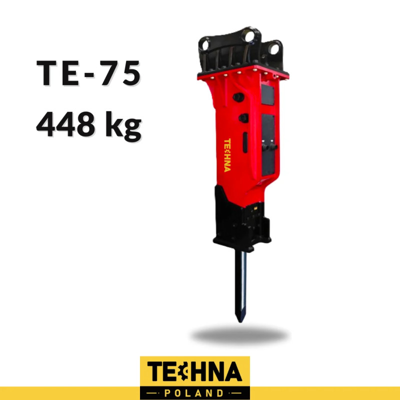 martillo demoledor hidráulico para retroexcavadora TE-75 martillo demoledor hidráulico para retroexcavadora TE-75