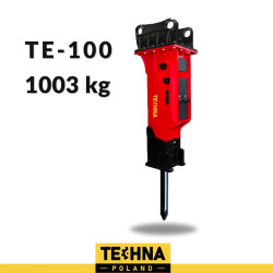 Lammutusvasar TE-100 roomikekskavaatorile Lammutusvasar TE-100 roomikekskavaatorile