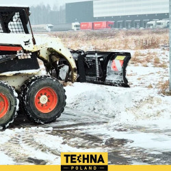 Снежен плуг 218 см с хидравлично въртене - монтаж за машини Bobcat, Gehl, Wacker Снежен плуг 218 см с хидравлично въртене - монтаж за машини Bobcat, Gehl, Wacker