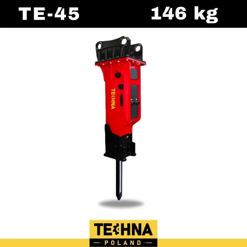 Ciocan hidraulic TE-45 pentru mini excavator 1.2 t -3.0 t