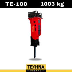 Ударen чук за разрушаване за гъсеничен багер TE-100