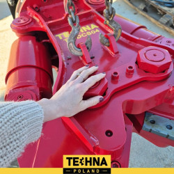 Techna Poland PHU KAROL BOROŃ–Dwucylindrowe nożyce wyburzeniowe 5-9 t Techna Poland PHU KAROL BOROŃ–Dwucylindrowe nożyce wyburzeniowe 5-9 t