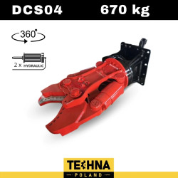 Foarfecă de demolare cu doi cilindri 5-9 t