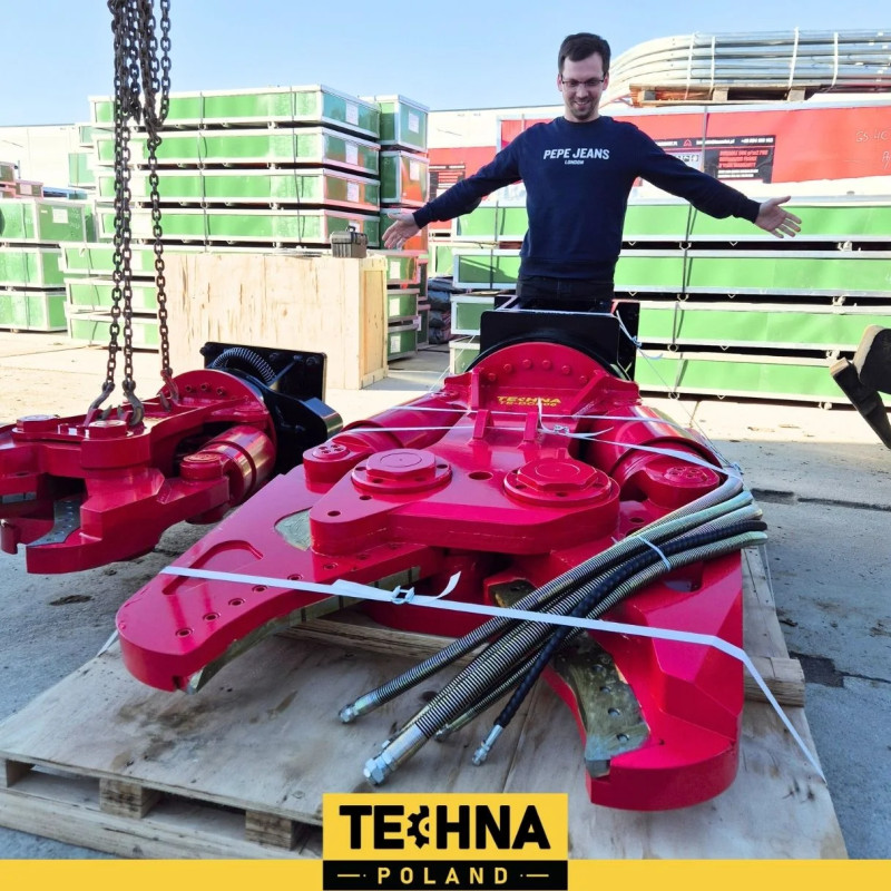 Twin-cylinder demolition shear 10-17 t