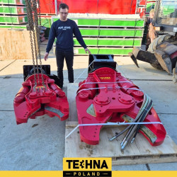 Twin-cylinder demolition shear 10-17 t