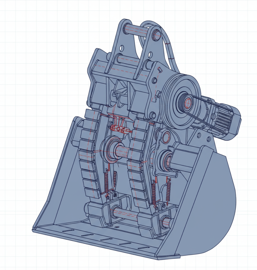 działanie szczęki kruszącej